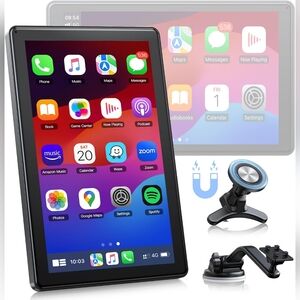 New LAMTTO Wireless 8" Screen for Apple Carplay & Android Auto